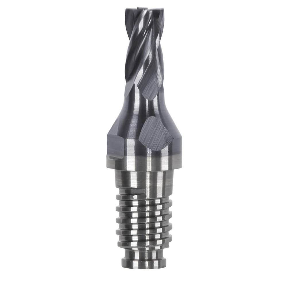 Square End Mill Heads; Mill Diameter (Inch): 5/8; Mill Diameter (mm): 15.88; Mill Diameter (Decimal Inch): 0.6250; Number of Flutes: 3; Length of Cut (Decimal Inch): 0.9449; Length of Cut (mm): 24.0000; Connection Type: Duo-Lock 16; Overall Length (Inch):