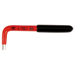 Insulated Metric Hex L-Key. 2.5 mm × 115 mm. Blade Chrome-vanadium steel, hardened. 1000Volt Rated.