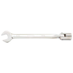 Combination Wrench: 15 mm Head Size, 15 ° Offset 7.88'' OAL, Steel, Satin Finish