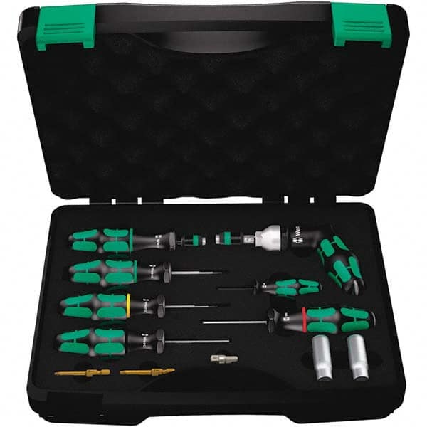 Wera - Torque Limiting Screwdrivers Type: Adjustable Torque Kit Minimum Torque (Nm): 0.25 - Caliber Tooling