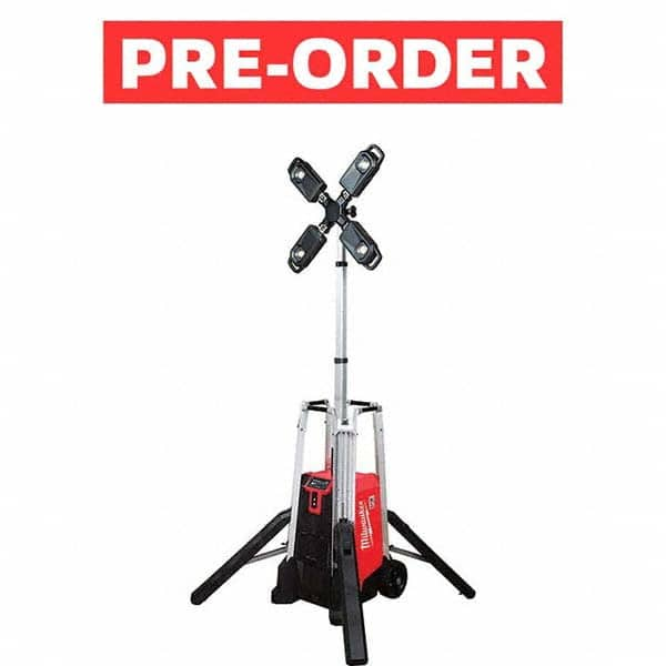 Milwaukee Tool - Portable Work Lights Portable Type: Floor Lamp Type: LED - Caliber Tooling