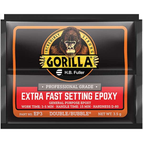 GorillaPro - Smaller than 1 oz. Foil Pack Extra Fast Setting Epoxy - Caliber Tooling