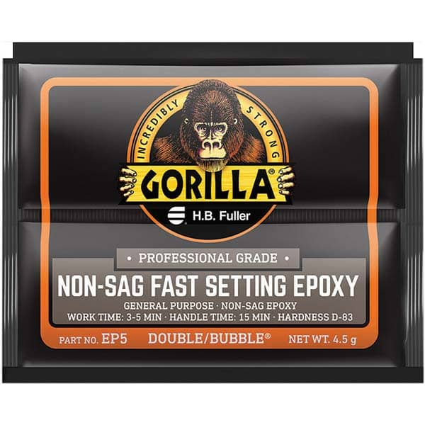 GorillaPro - Smaller than 1 oz. Foil Pack Non-Sag Fast Setting Epoxy - Caliber Tooling