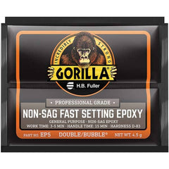 GorillaPro - Smaller than 1 oz. Foil Pack Non-Sag Fast Setting Epoxy - Caliber Tooling