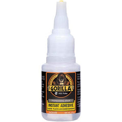 GorillaPro - 20 g Squeeze Bottle Clear Instant Adhesive - Caliber Tooling