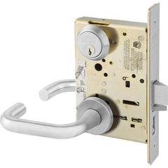 Lever Locksets; Type: Office; Door Thickness: 1-3/4; Key Type: Conventional; Back Set: 2-3/4; For Use With: Commercial Doors; Finish/Coating: Satin Chrome; Material: Steel; Material: Steel; Door Thickness: 1-3/4; Lockset Grade: Grade 1; Performance: Heavy