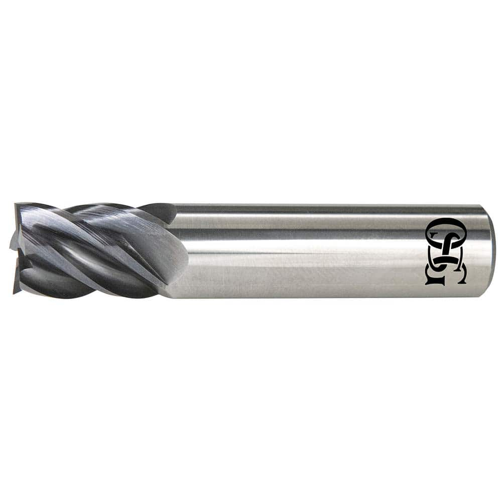 OSG - VGM5 3/4" Diam 5-Flute Carbide 0.12" Corner Radius End Mill - Exact Industrial Supply