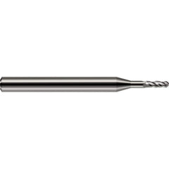 Harvey Tool - Ball End Mills; Mill Diameter (Inch): 3/16 ; Mill Diameter (Decimal Inch): 0.1875 ; Number of Flutes: 2 ; Length of Cut (Decimal Inch): 0.5700 ; Material: Solid Carbide ; Overall Length (Inch): 2