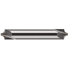 Harvey Tool - 3/8" Radius, 1" Diam, 2 Flute Solid Carbide Corner Rounding End Mill - Exact Industrial Supply