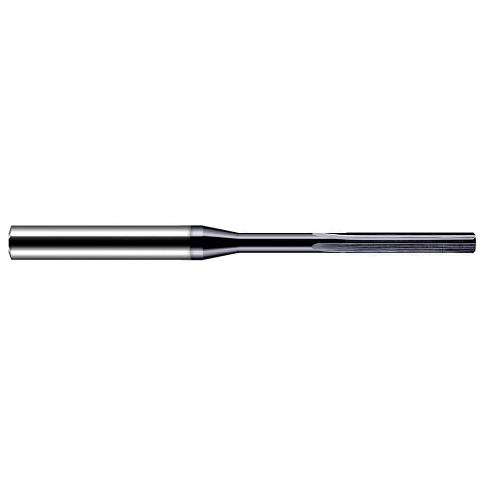 Harvey Tool - #51 4-Flute Straight Shank Straight Flute Solid Carbide Chucking Reamer - Exact Industrial Supply