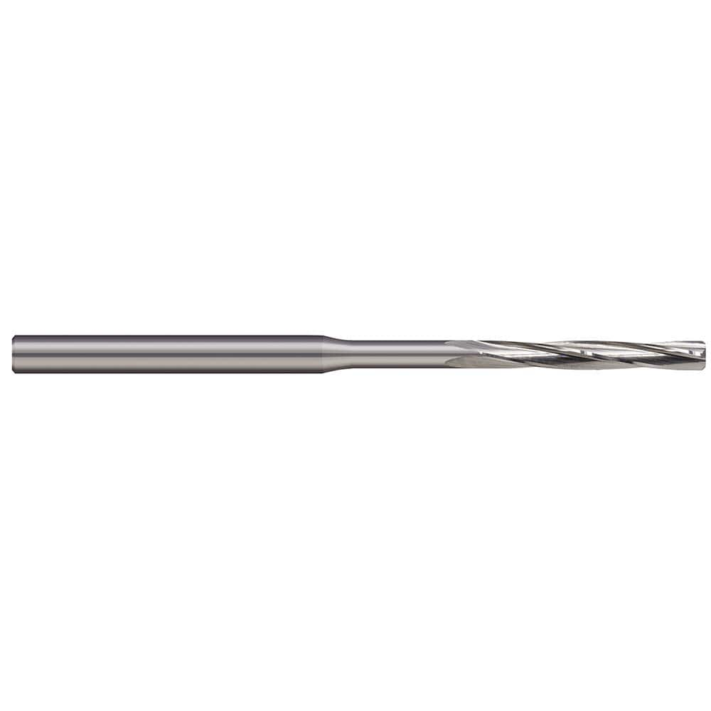 Harvey Tool - 0.09" Diam 4-Flute Straight Shank Helical Flute Solid Carbide Chucking Reamer - Exact Industrial Supply