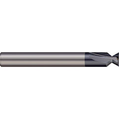 Harvey Tool - 90° 1/16" Cut Diam, 0.023" Cut Width, Solid Carbide Dovetail Cutter - Exact Industrial Supply