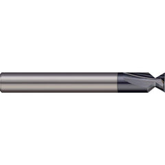 Harvey Tool - 50° 0.344" Cut Diam, 1/8" Cut Width, Solid Carbide Dovetail Cutter - Exact Industrial Supply