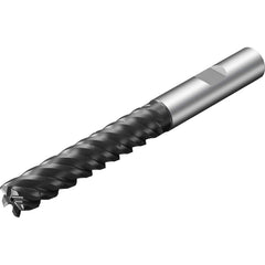 Sandvik Coromant - Corner Radius & Corner Chamfer End Mills; Mill Diameter (Inch): 0.5 ; Mill Diameter (Decimal Inch): 0.5000 ; End Type: Corner Radius ; Corner Radius (mm): 0.77 ; Corner Radius (Decimal Inch): 0.03 ; Number of Flutes: 5 - Exact Industrial Supply