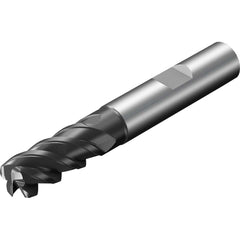 Sandvik Coromant - Corner Radius & Corner Chamfer End Mills; Mill Diameter (Inch): 0.75 ; Mill Diameter (Decimal Inch): 0.7500 ; End Type: Corner Radius ; Corner Radius (mm): 0.77 ; Corner Radius (Decimal Inch): 0.03 ; Number of Flutes: 4 - Exact Industrial Supply