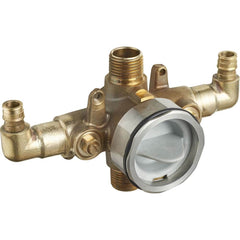 American Standard - Tub & Shower Faucets; Type: Rough-in valve ; Style: Not applicable ; Design: Temp/Press Valve ; Material: Brass ; Handle Type: No handle ; Handle Material: Non-Metallic - Exact Industrial Supply