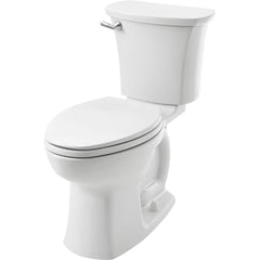 American Standard - Toilets; Type: Two-piece ; Bowl Shape: Elongated ; Mounting Style: Floor ; Gallons Per Flush: 1.28 ; Overall Height: 30.25 ; Overall Width: 18.875 - Exact Industrial Supply