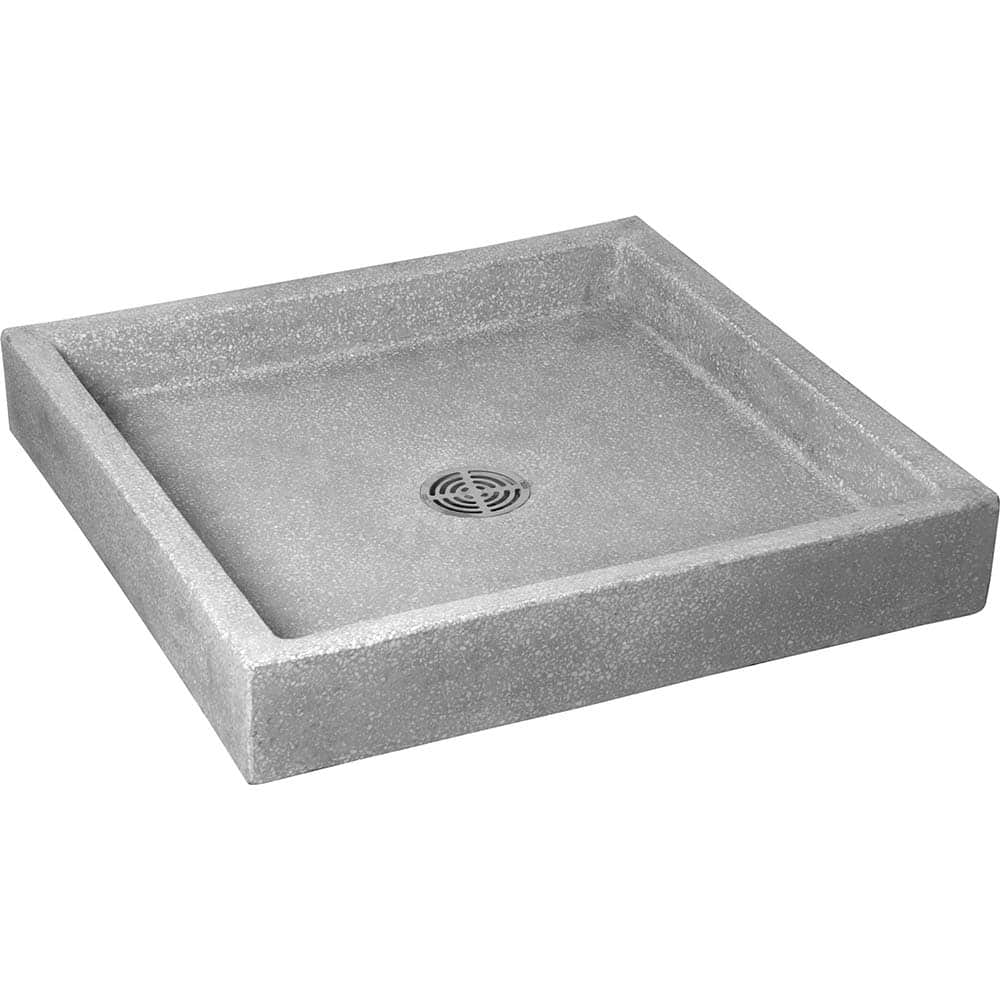 Fiat Products - Sinks; Type: Mop Basin ; Outside Length: 36 (Inch); Outside Length: 36.000 (Decimal Inch); Outside Width: 36.000 (Decimal Inch); Outside Width: 36 (Inch); Outside Height: 6.0000 (Decimal Inch) - Exact Industrial Supply