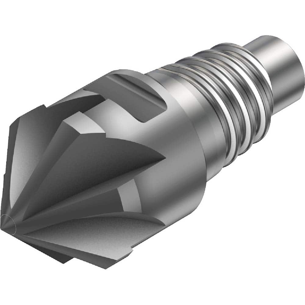 Sandvik Coromant - Corner Radius & Corner Chamfer End Mill Heads; Mill Diameter (mm): 3.00 ; Mill Diameter (Decimal Inch): 0.1181 ; End Type: Corner Radius ; Corner Radius (mm): 4.50 ; Number of Flutes: 4 ; Material: Solid Carbide - Exact Industrial Supply