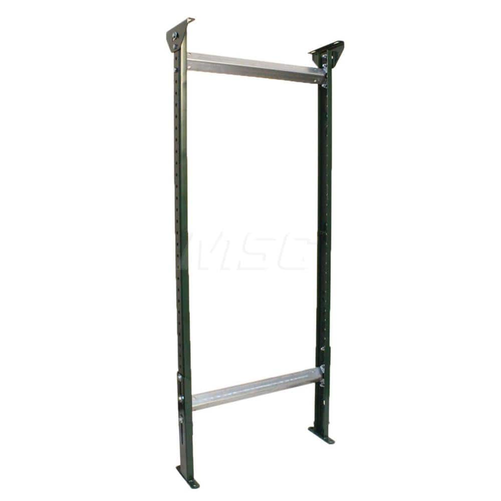 Conveyor Accessories; Type: H Stand; Width (Inch): 14; For Use With: Conveyor of 2-1/2 and 3-1/2″ channel frames and 13″ BF channel frames; Overall Height: 67.0000 in; Material: Steel; Overall Length (Inch): 8.00; Length: 8.00; Overall Length: 8.00; Acces