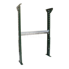 Conveyor Accessories; Type: H Stand; Width (Inch): 14; For Use With: Conveyor of 2-1/2 and 3-1/2″ channel frames and 10″ BF channel frames; Overall Height: 43.0000 in; Material: Steel; Overall Length (Inch): 8.00; Length: 8.00; Overall Length: 8.00; Acces