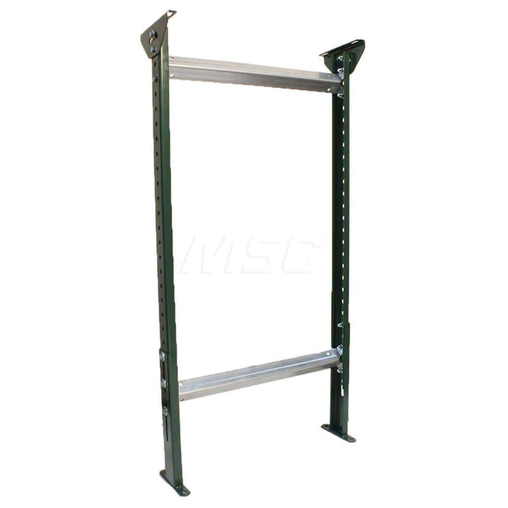 Conveyor Accessories; Type: H Stand; Width (Inch): 17; For Use With: Conveyor of 2-1/2 and 3-1/2″ channel frames and 16″ BF channel frames; Overall Height: 55.0000 in; Material: Steel; Overall Length (Inch): 8.00; Length: 8.00; Overall Length: 8.00; Acces