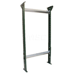 Conveyor Accessories; Type: H Stand; Width (Inch): 11; For Use With: Conveyor of 2-1/2 and 3-1/2″ channel frames and 10″ BF channel frames; Overall Height: 55.0000 in; Material: Steel; Overall Length (Inch): 8.00; Length: 8.00; Overall Length: 8.00; Acces