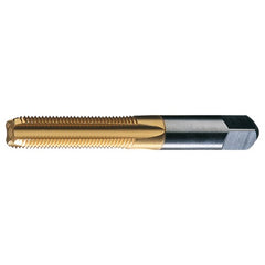 ‎5/8-11 UNC 4 Flute H3 HSS Standard Bottoming Chamfer General Purpose Hand Tap- TiN - Exact Industrial Supply