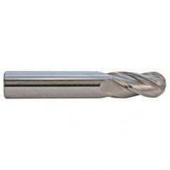 25mm TuffCut GP Standard Length 4 Fl Ball Nose TiCN Coated Center Cutting End Mill - Caliber Tooling