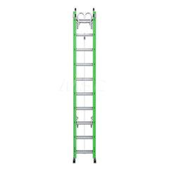 Extension Ladders; Type: Extension Ladder; Material: Fiberglass; Working Length: 29 Feet; Load Capacity (Lb.): 375; Extended Ladder Height: 32; Step Material: Aluminum; Step Ladder Height: 25.17; Overall Depth: 6 in; Number Of Steps: 32; Ladder Rating: Ty