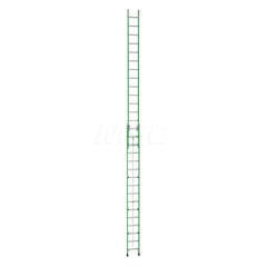 Extension Ladders; Type: Extension Ladder; Material: Fiberglass; Working Length: 17 Feet; Load Capacity (Lb.): 375; Extended Ladder Height: 20; Step Material: Aluminum; Step Ladder Height: 25.17; Overall Depth: 6 in; Number Of Steps: 32; Ladder Rating: Ty