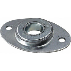 Garage Door Hardware; Type: Garage Door Football Bearing; For Use With: Commercial Doors; Material: Steel; Hardware Diameter: 1; Finish/Coating: Zinc-Plated; Includes: 3 in. Hole to Hole; For Use With: Commercial Doors; Finish: Zinc-Plated; Hardware Type: