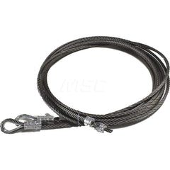 Garage Door Hardware; Type: Garage Door Cable Assembly, Spring Lift; For Use With: Commercial Doors; Material: Stainless Steel; Hardware Diameter: .1562; Overall Length: 164.00; Includes: Stainless Steel Thimble; Length (Inch): 164.00; For Use With: Comme