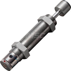 Standard-Duty Shock Absorber: 2.4 mm Rod Dia, 15 mm OD, 8 mm Stroke, M10 x 1 Thread 79.5 mm OAL, 5.88 lb Force