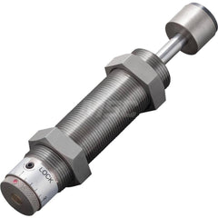 Standard-Duty Shock Absorber: 8 mm Rod Dia, 37 mm OD, 25 mm Stroke, M27 x 1.5 Thread 156 mm OAL, 27.3 lb Force