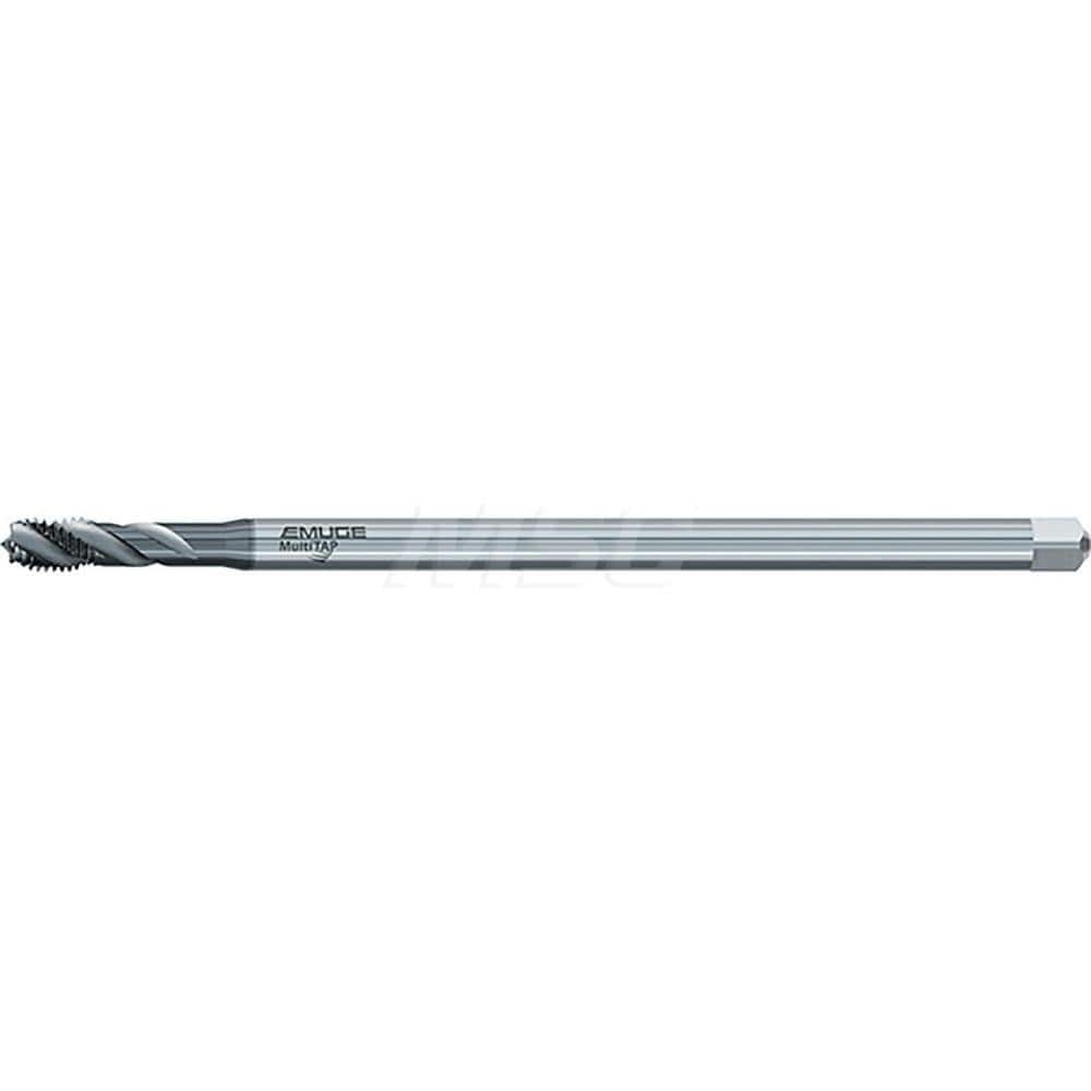 Extension Tap: 1/4-28, 3 Flutes, TiCN Finish, Cobalt, Long Reach 2-3 P, 6.3″ OAL, 0.669″ Thread Length, 2B & 3B Class of Fit