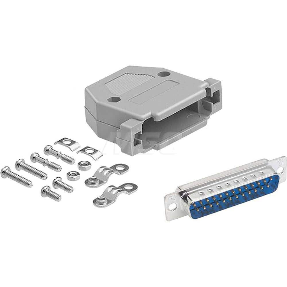 Male D-Sub RS-232 Serial DB25 Adapter For Data Networks, Serial Data Transmission Device Management & Instrument Control