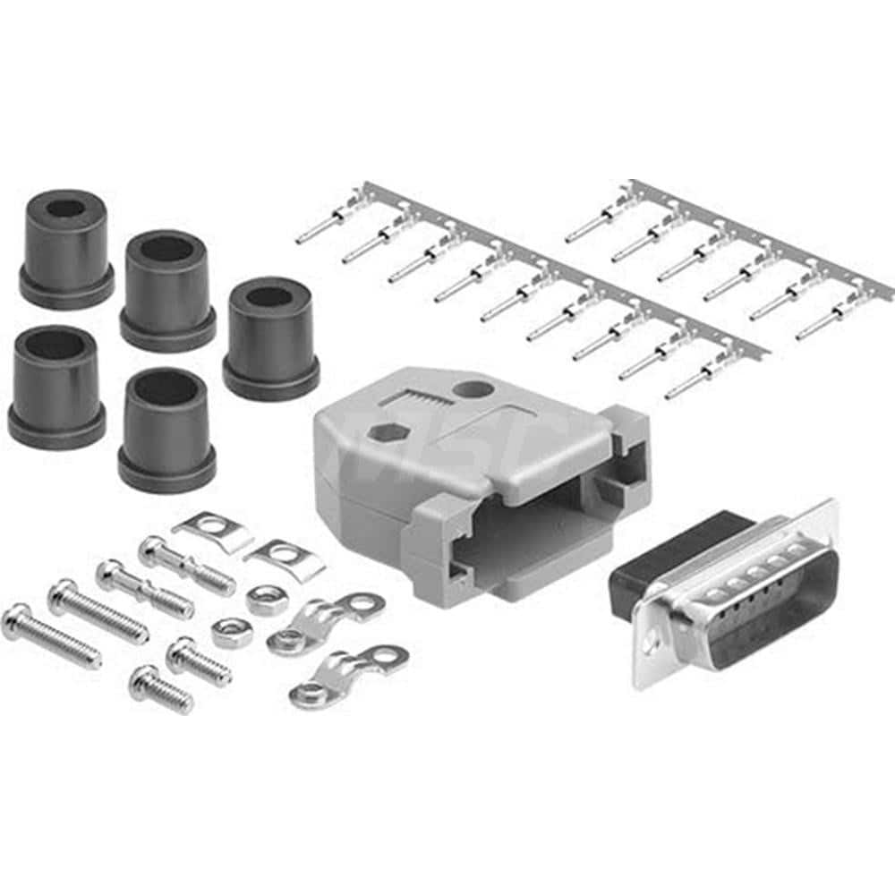 Male D-Sub RS-232 Serial DB15 Adapter For Data Networks, Serial Data Transmission Device Management & Instrument Control