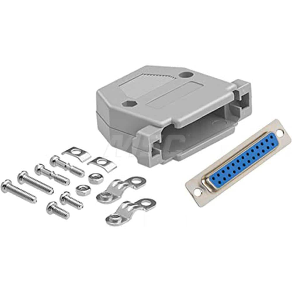 Female D-Sub RS-232 Serial DB25 Adapter For Data Networks, Serial Data Transmission Device Management & Instrument Control