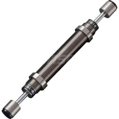 Standard-Duty Shock Absorber: 5 mm Rod Dia, 21.9 mm OD, 16 mm Stroke, M16 x 1.5 Thread 134 mm OAL, 17.6 lb Force