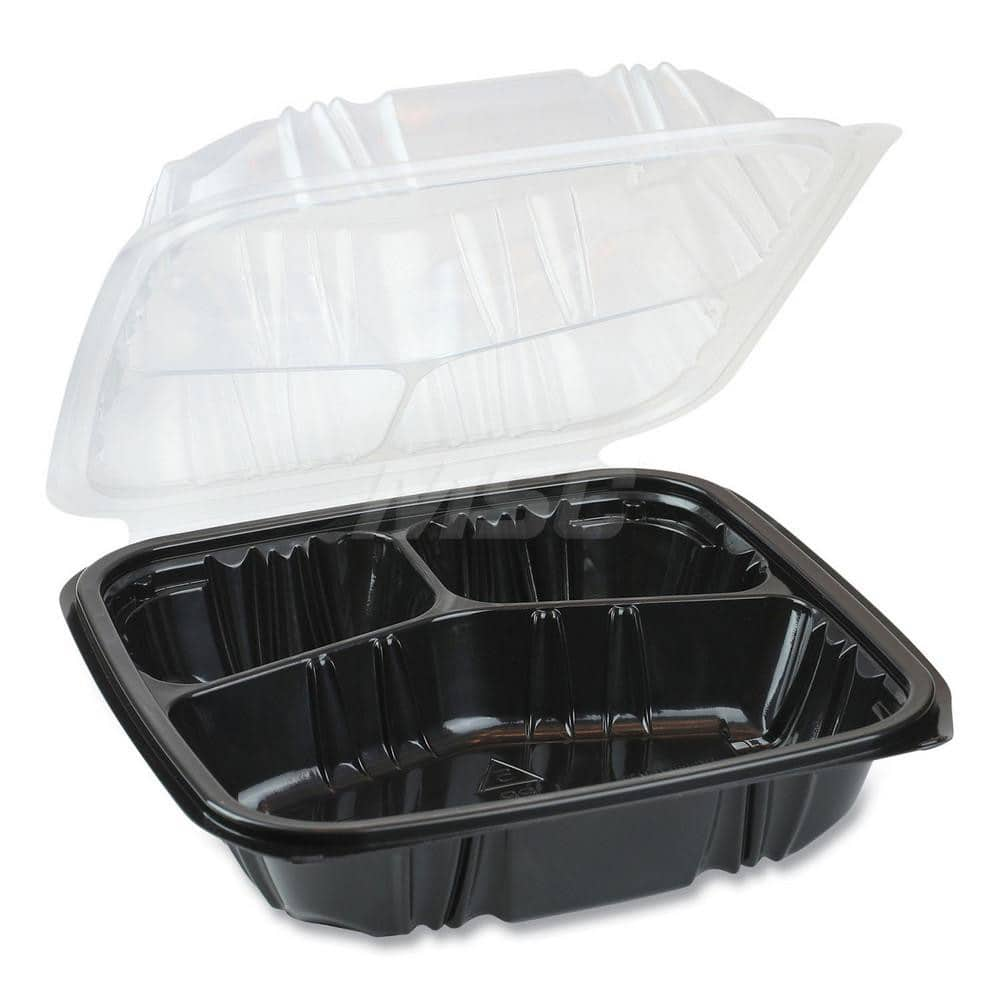 Food Containers; Container Type: Food Storage Container; Shape: Square; Overall Height: 3 in; Lid Type: Hinged Lid; Height (Decimal Inch): 3 in; Type: Food Storage Container