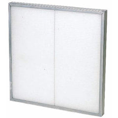 Pleated Air Filter: 24 x 24 x 2″, MERV 5, Washable Polypropylene, Steel Frame, 2,000 CFM