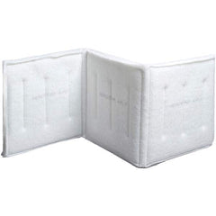 Pleated Air Filter: 15 x 480 x 1″, MERV 10 Polyester, Wire Frame