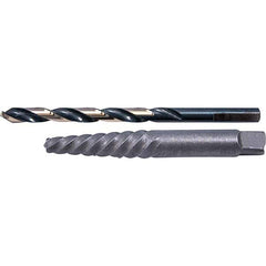 Cle-Line - Bolt Extractor Sets Tool Type: Screw Extractor & Drill Number of Pieces: 2.000 - Caliber Tooling