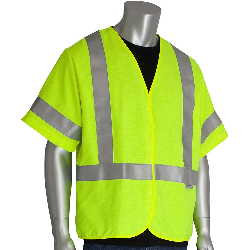 PIP - High Visibility Vests Vest Style: General Purpose Vest Type: Flame Resistant; Hi Visibility - Caliber Tooling