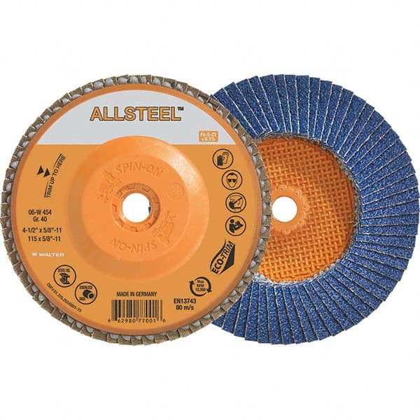 WALTER Surface Technologies - Flap Discs Abrasive Type: Coated Flap Disc Type: Type 27 - Caliber Tooling