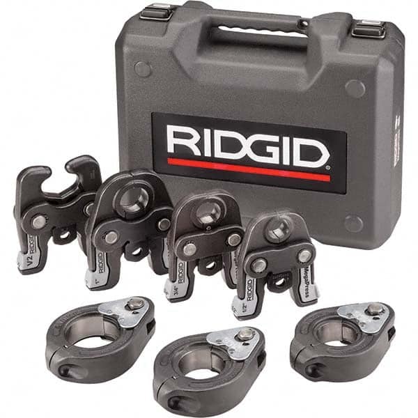 Ridgid - Presser Replacement Jaws Type: Pressing Tool Kit Jaw Size Range: 1/2" to 2" (Inch) - Caliber Tooling