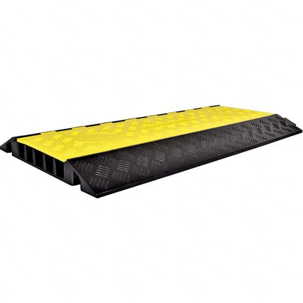 Powerhouse - On Floor Cable Covers Cover Material: Polyethylene Number of Channels: 5 - Caliber Tooling