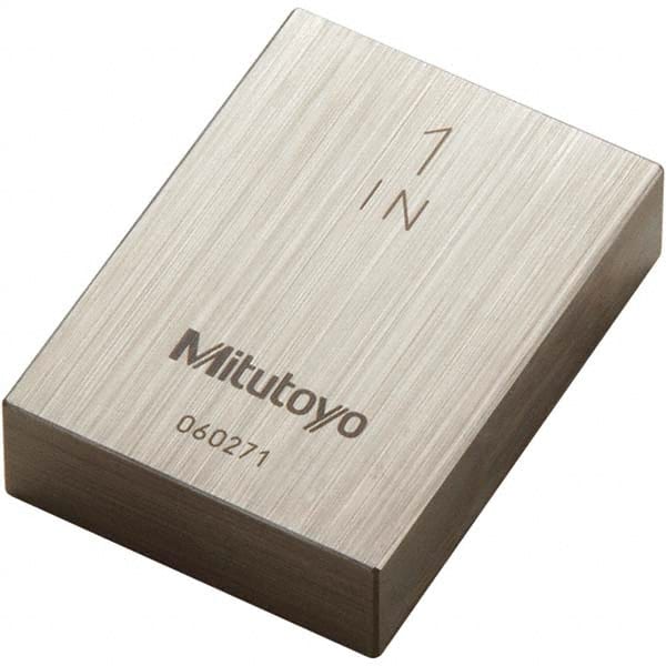 Mitutoyo - Gage Blocks & Spacers Type: Gage Block Size (Decimal Inch): 1.00000 - Caliber Tooling