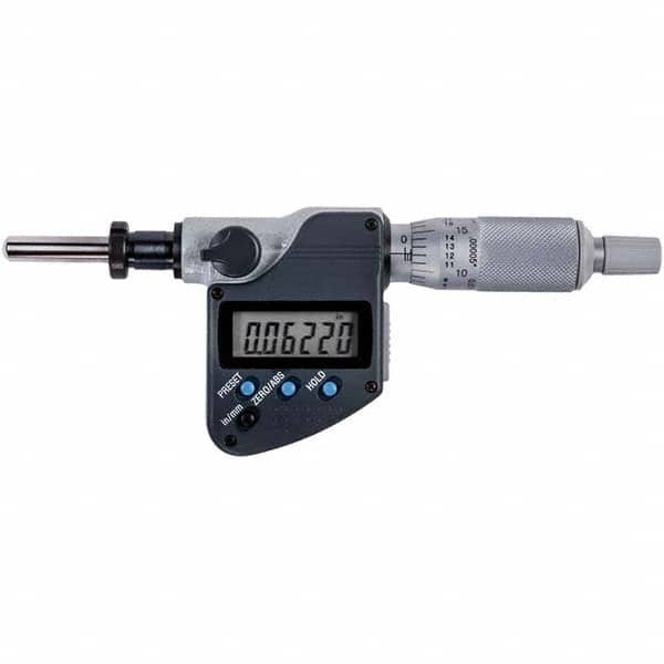 Mitutoyo - Electronic Micrometer Heads Minimum Measurement (Decimal Inch): 0 Maximum Measurement (Decimal Inch): 1 - Caliber Tooling